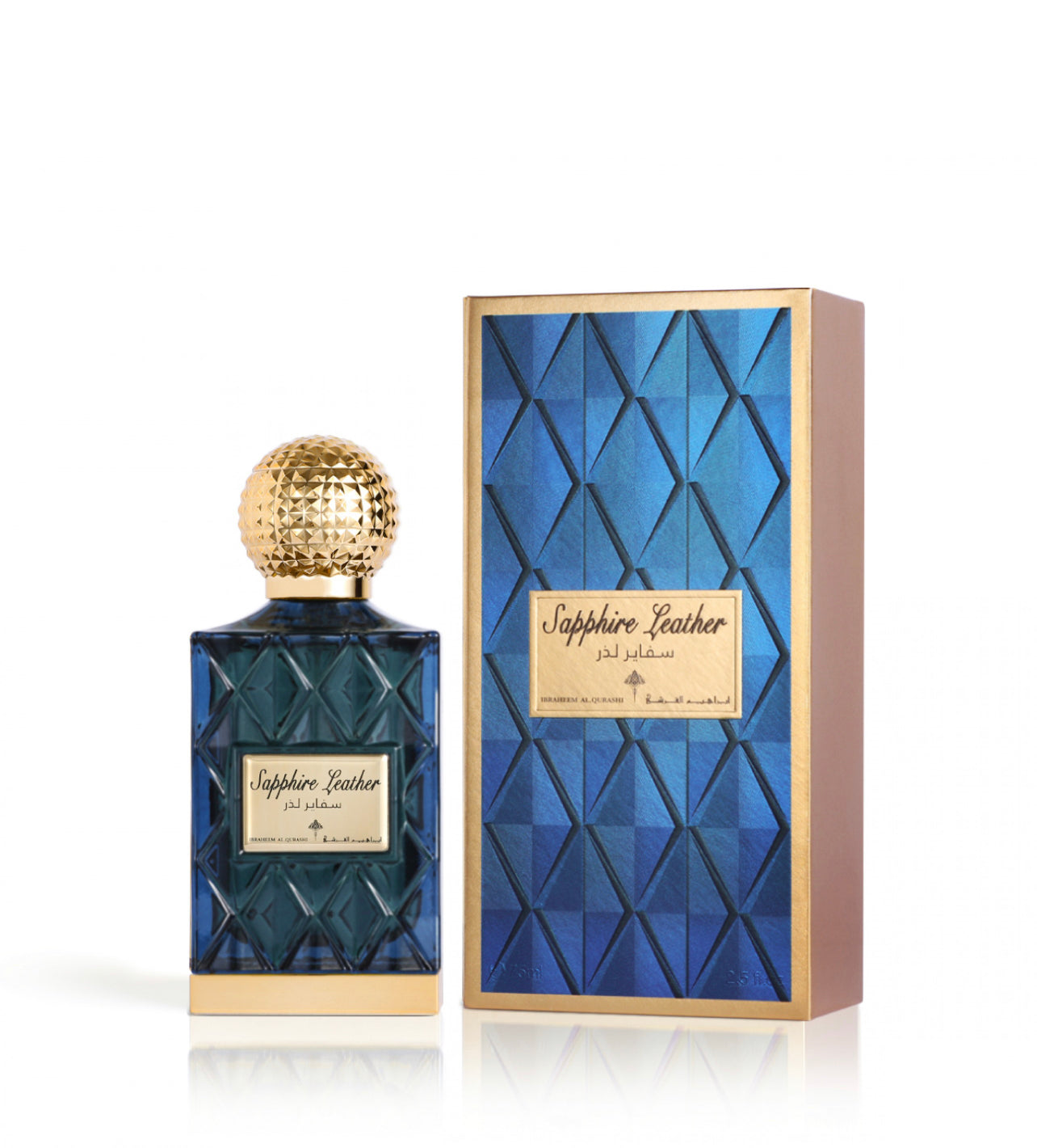 Ibraheem Alqurashi Sapphire Leather Eau De Parfum - 75ml